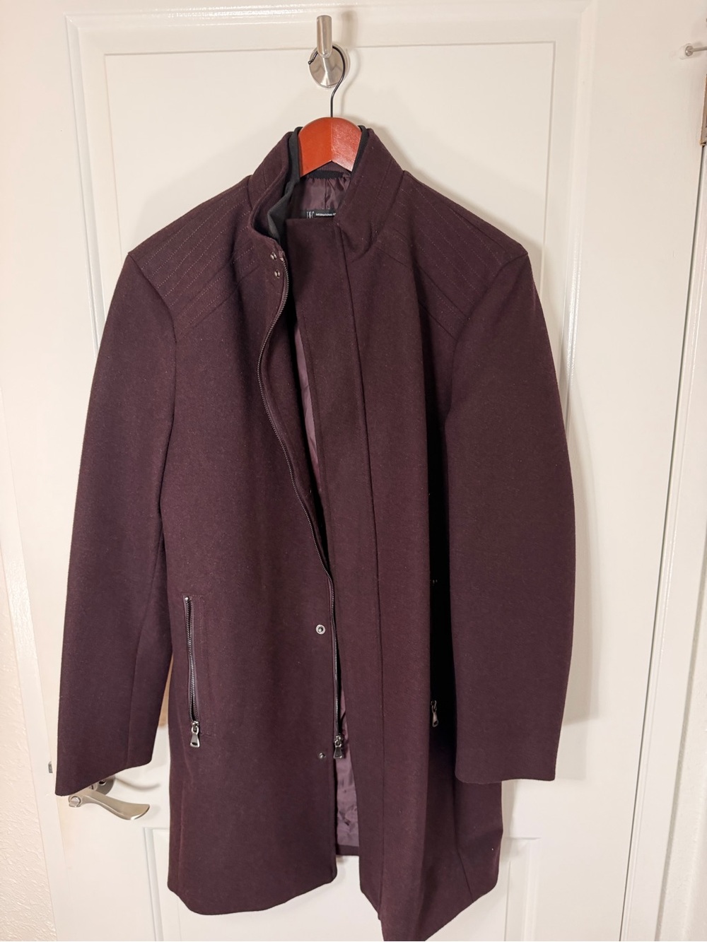 Mens INC Wool Pea Coat